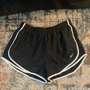 Black and white Nike short